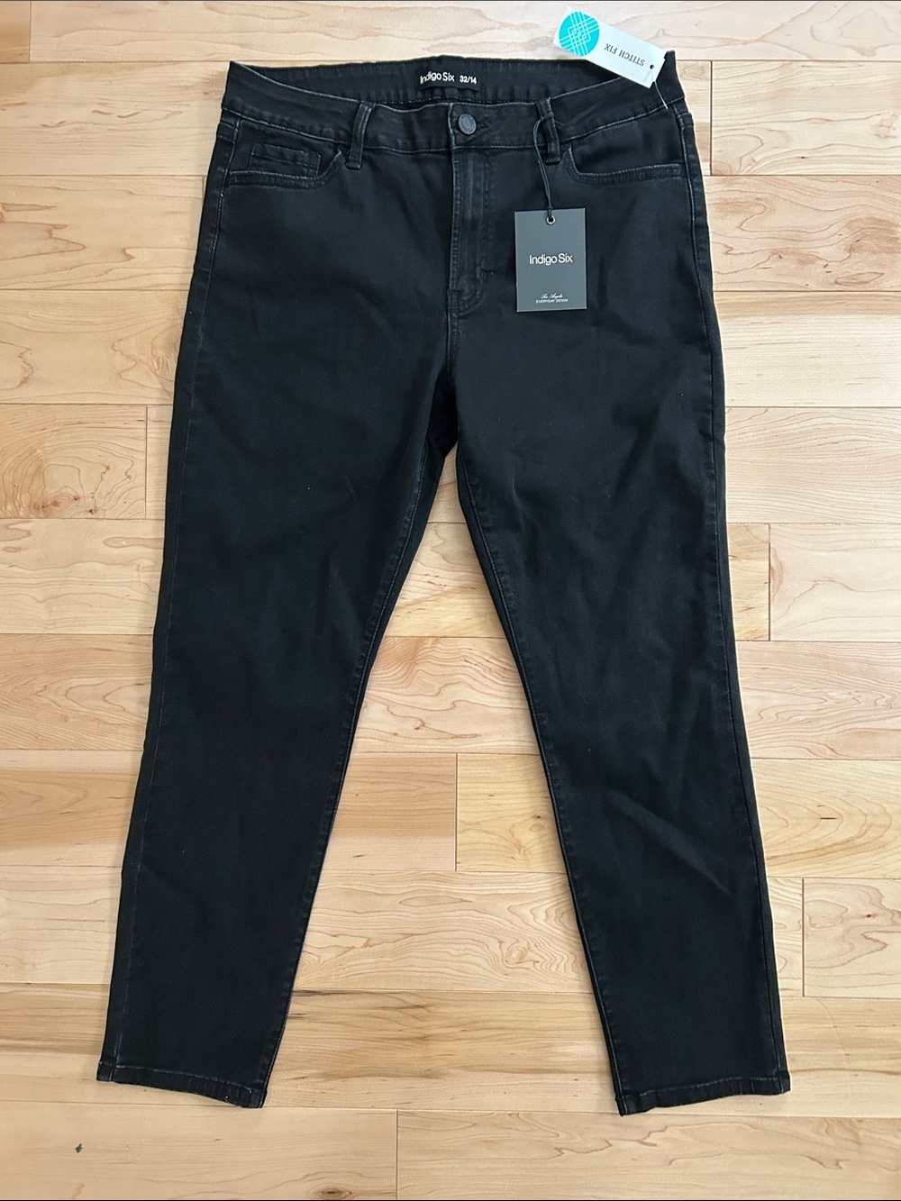 Indigo Six Black Skinny Women's Jeans